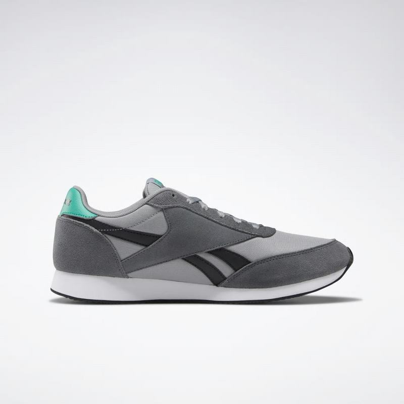 Reebok Royal Classic Jogger 2.0 Shoes Mens Grey/Black India VA4328ML